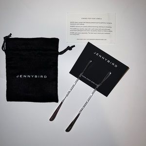 Jenny Bird Silver Drop Earrings